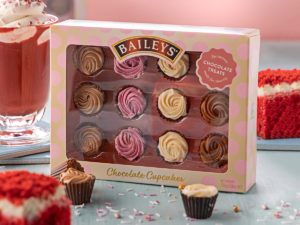 Baileys Cupcakes -suklaarasia