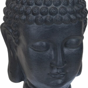 Buddha kukkaruukku 34x35x44 cm tummanharmaa